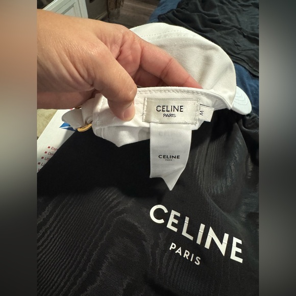 CELINE BASEBALL CAP IN COTTON NWOT with Dusting bag - Picture 6 of 6